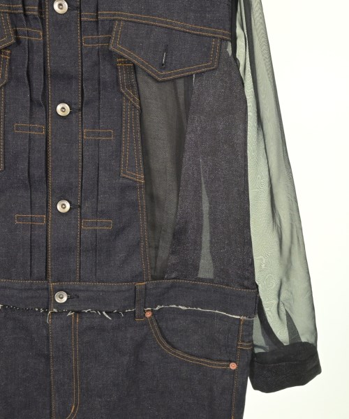 sacai（サカイ）シャツワンピース 紺 サイズ:2(M位) レディース/2200701778064