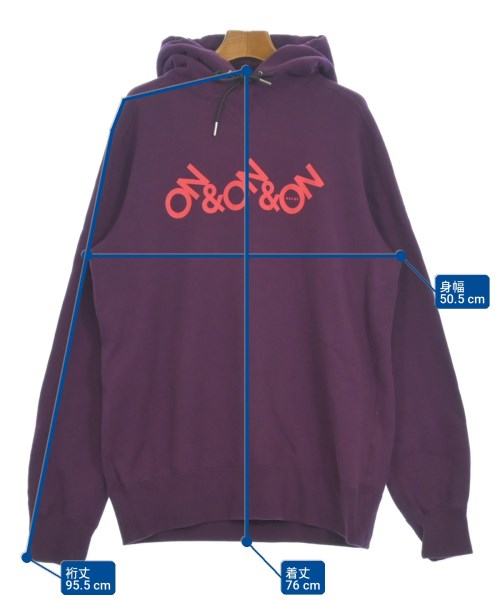 sacai（サカイ）パーカー 紫 サイズ:3(L位) レディース/2200702022029