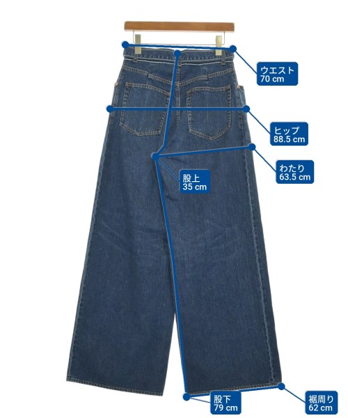 sacai（サカイ）デニムパンツ 紺 サイズ:1(S位) レディース/2200702027031