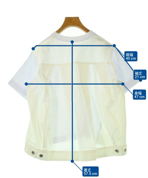 sacai（サカイ）Tシャツ・カットソー 青 サイズ:1(S位) レディース/2200702027055