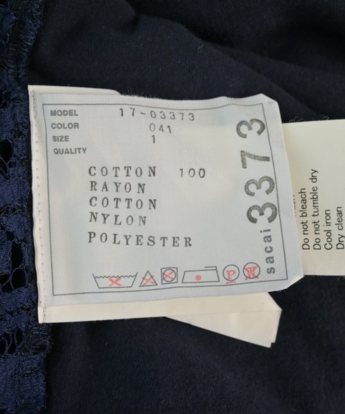 sacai（サカイ）Tシャツ・カットソー 紺 サイズ:1(S位) レディース/2200654752029