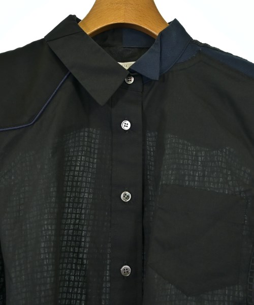 sacai（サカイ）ブラウス 黒 サイズ:1(S位) レディース/2200654021125