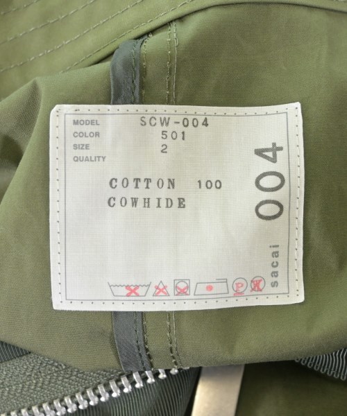 sacai（サカイ）モッズコート カーキ サイズ:2(M位) レディース/2200654774045