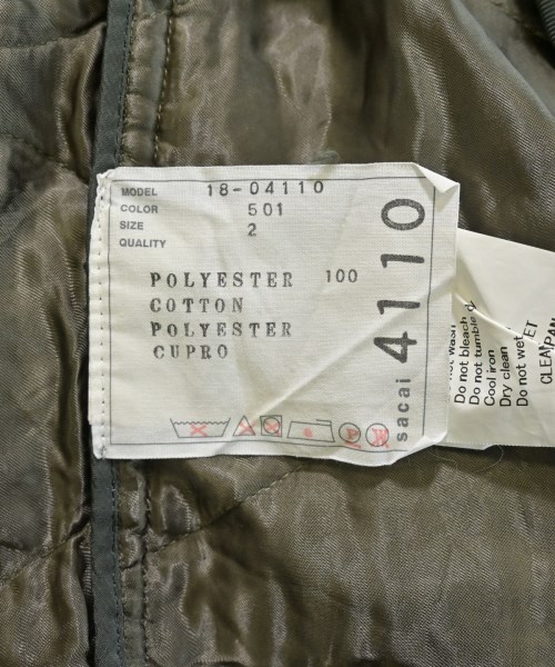 sacai（サカイ）ひざ丈スカート カーキ サイズ:2(M位) レディース/2200646928432