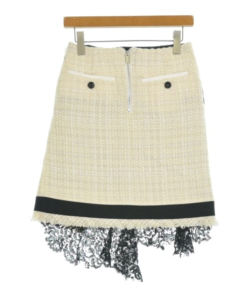 sacai（サカイ）ひざ丈スカート 白 サイズ:1(S位) レディース/2200656038022