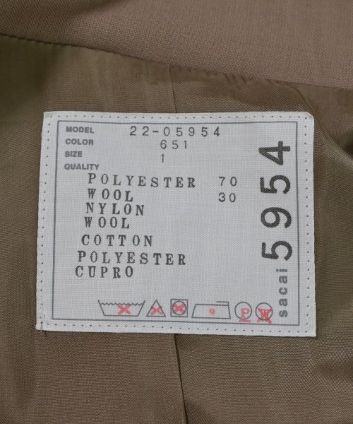 sacai（サカイ）その他 茶 サイズ:-(XL位) レディース/2200651228022