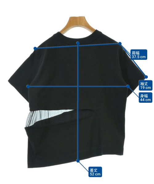 sacai（サカイ）Tシャツ・カットソー 黒 サイズ:2(M位) レディース/2200651196062