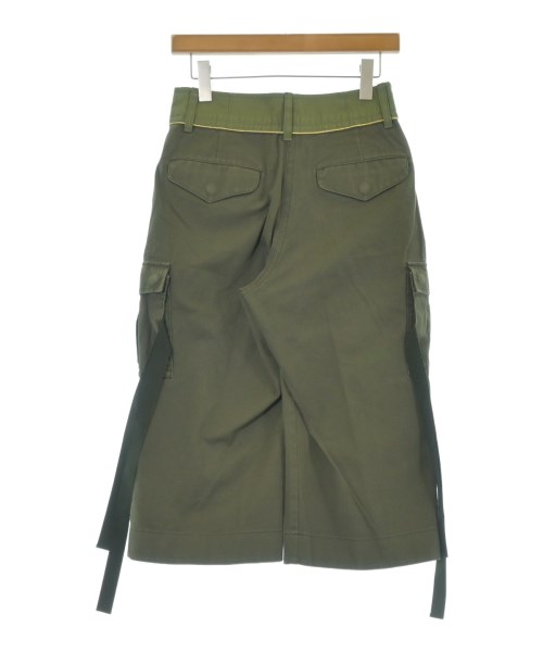 sacai（サカイ）クロップドパンツ カーキ サイズ:1(S位) レディース/2200657078065