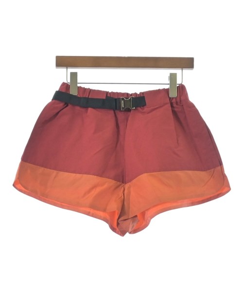 sacai(サカイ)ショートパンツ 赤 サイズ:0(XS位)/2200657669256