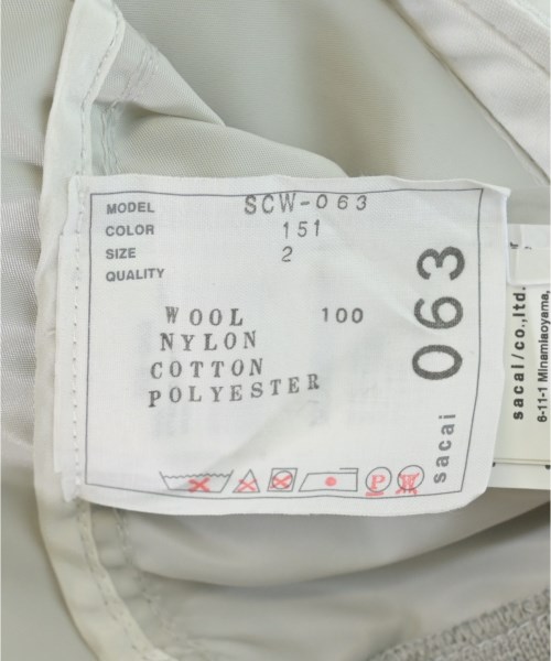 sacai（サカイ）ニット・セーター 白 サイズ:2(M位) レディース/2200646387215