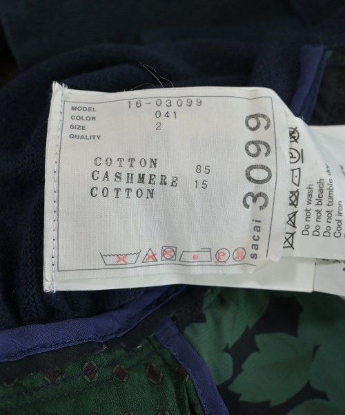 sacai（サカイ）カーディガン 紺 サイズ:-(M位) レディース/2200655455103