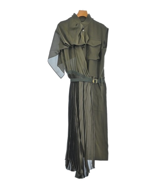 sacai(サカイ)ワンピース カーキ サイズ:1(S位)/2200655453109