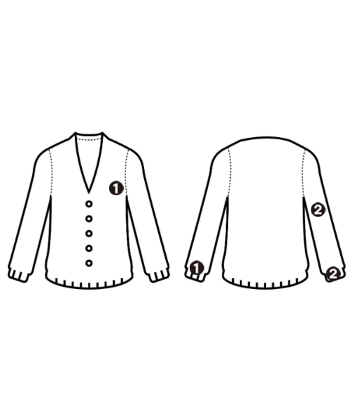 sacai（サカイ）カーディガン グレー サイズ:1(S位) レディース/2200659502025