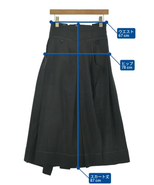sacai（サカイ）ロング・マキシ丈スカート 黒 サイズ:1(S位) レディース/2200658330018