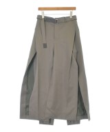 sacai（サカイ）ロング・マキシ丈スカート グレー サイズ:2(M位) レディース/2200660586038