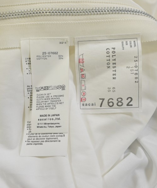 sacai（サカイ）ブラウス 白 サイズ:2(M位) レディース/2200660732015