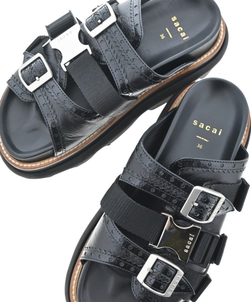 sacai（サカイ）サンダル 黒 サイズ:EU36(22.5cm位) レディース/2200661144039