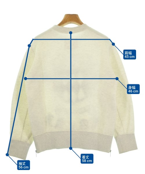 sacai（サカイ）スウェット 白 サイズ:1(S位) レディース/2200661165027