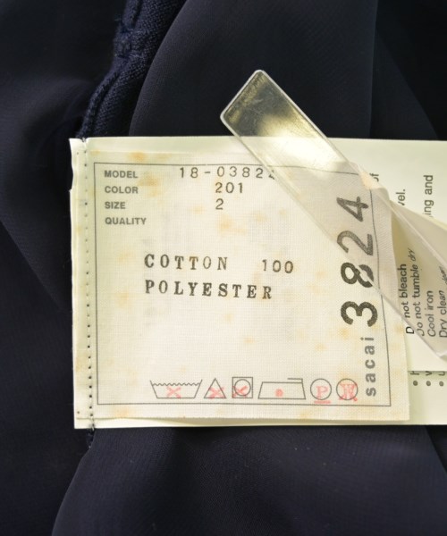 sacai（サカイ）カーディガン 紺 サイズ:2(M位) レディース/2200653685014