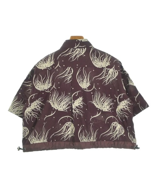 sacai（サカイ）ブラウス 赤 サイズ:2(M位) レディース/2200661324080