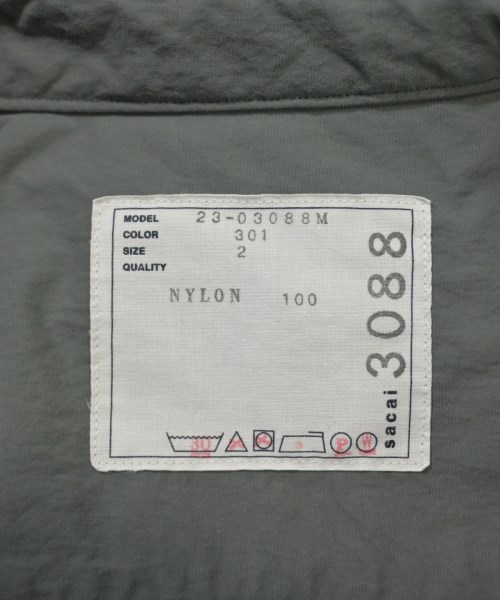 sacai（サカイ）カジュアルシャツ グレー サイズ:2(M位) メンズ/2200661393062