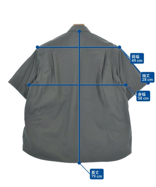 sacai（サカイ）カジュアルシャツ グレー サイズ:2(M位) メンズ/2200661393062