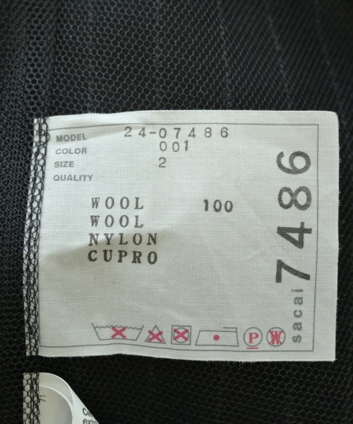 sacai（サカイ）その他 黒 サイズ:2(M位) レディース/2200662071013