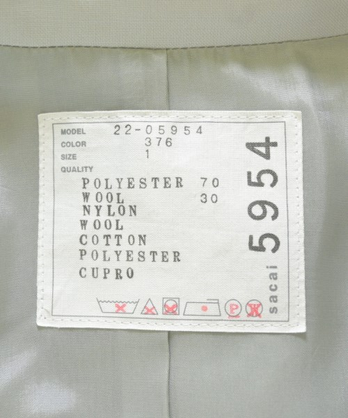 sacai（サカイ）その他 グレー サイズ:1(S位) レディース/2200710978042