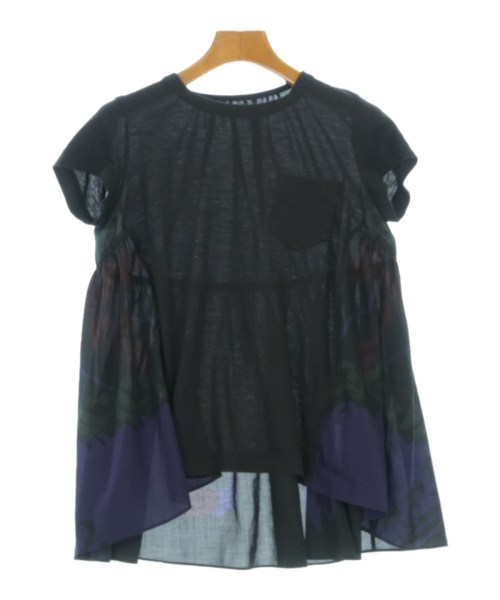 sacai（サカイ）Tシャツ・カットソー 黒 サイズ:1(S位) レディース/2200711989054
