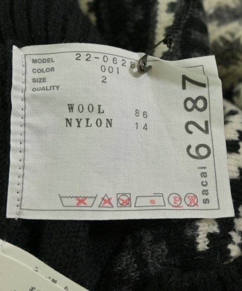 sacai（サカイ）ニット・セーター 黒 サイズ:2(M位) レディース/2200709699026