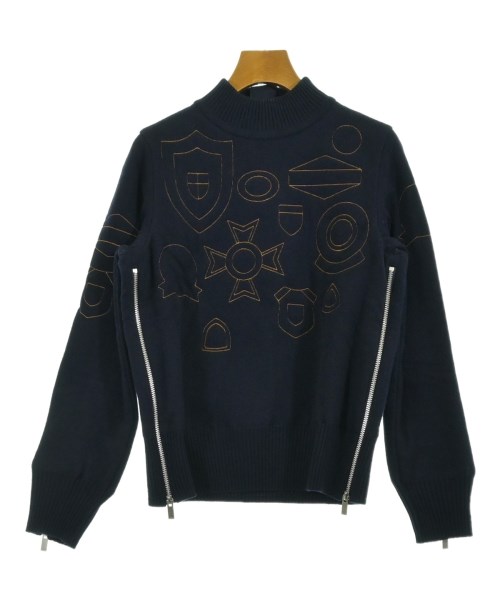 sacai（サカイ）ニット・セーター 紺 サイズ:1(S位) レディース