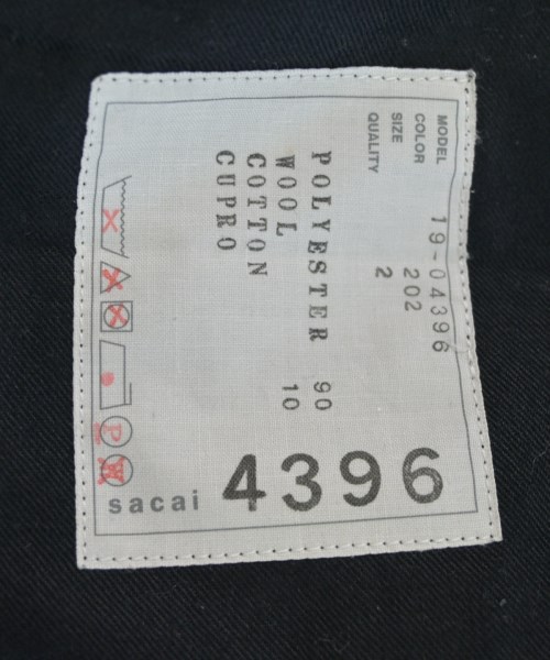 sacai（サカイ）その他 紺 サイズ:2(M位) レディース/2200709699057