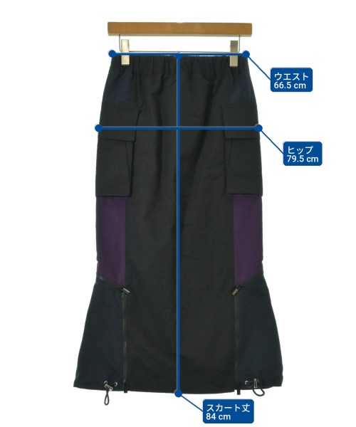 sacai（サカイ）ロング・マキシ丈スカート 黒 サイズ:1(S位) レディース/2200709699064