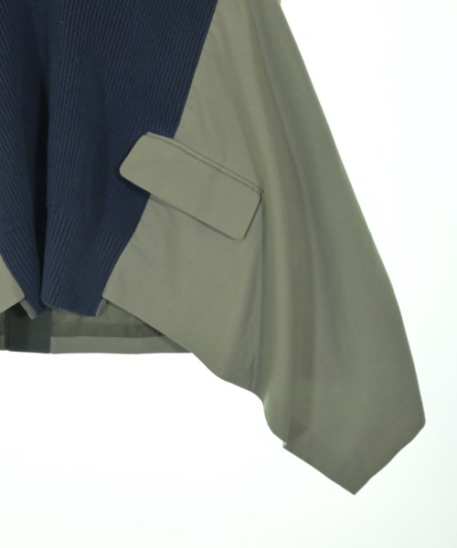 sacai（サカイ）ベスト カーキ サイズ:1(S位) レディース/2200713233087