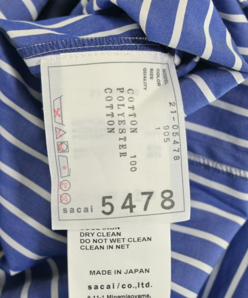 sacai（サカイ）ワンピース 紺 サイズ:1(S位) レディース/2200713836066
