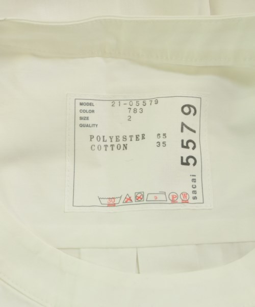sacai（サカイ）ブラウス 白 サイズ:2(M位) レディース/2200713883343