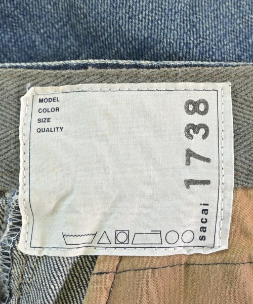 sacai（サカイ）デニムパンツ 青 サイズ:-(M位) メンズ/2200714591100