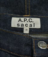 sacai（サカイ）ひざ丈スカート 紺 サイズ:38(M位) レディース/2200714591117