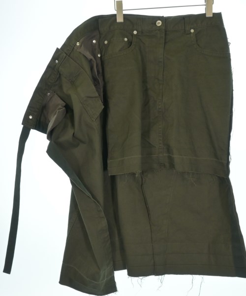 sacai（サカイ）ロング・マキシ丈スカート カーキ サイズ:2(M位) レディース/2200715809105