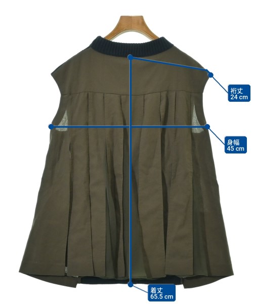 sacai（サカイ）カジュアルシャツ 紺 サイズ:1(S位) レディース/2200716729082