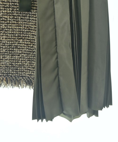 sacai（サカイ）ロング・マキシ丈スカート カーキ サイズ:0(XS位) レディース/2200716729129