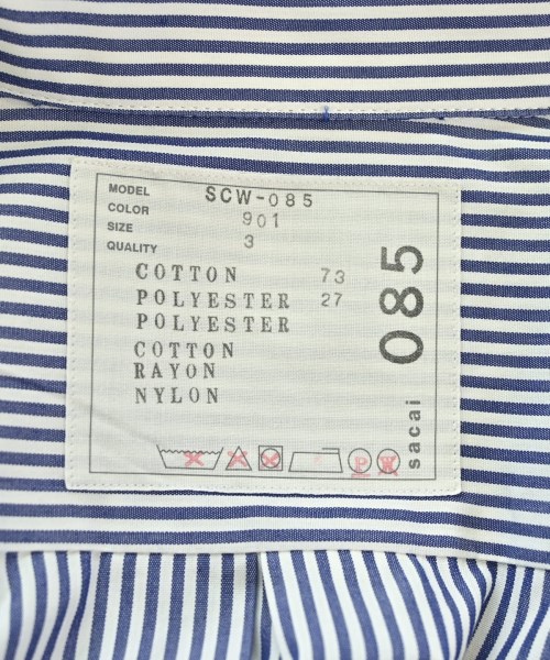 sacai（サカイ）ブラウス 白 サイズ:3(L位) レディース/2200717056224