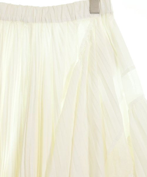sacai（サカイ）ひざ丈スカート 白 サイズ:1(S位) レディース/2200715272039