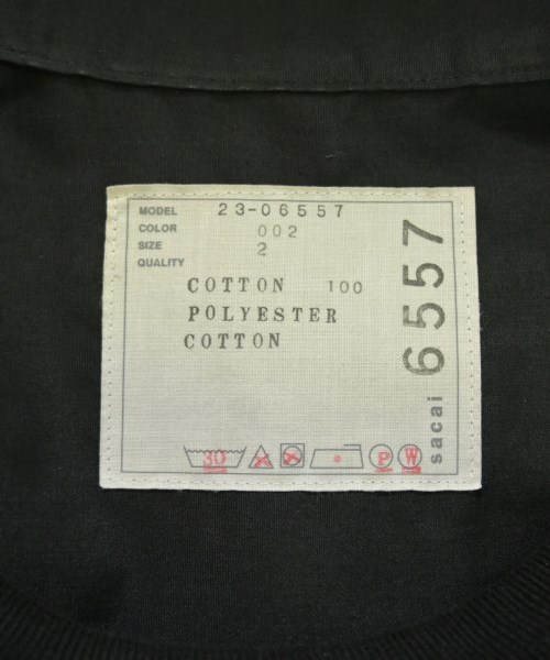 sacai（サカイ）Tシャツ・カットソー 黒 サイズ:2(M位) レディース/2200717447107