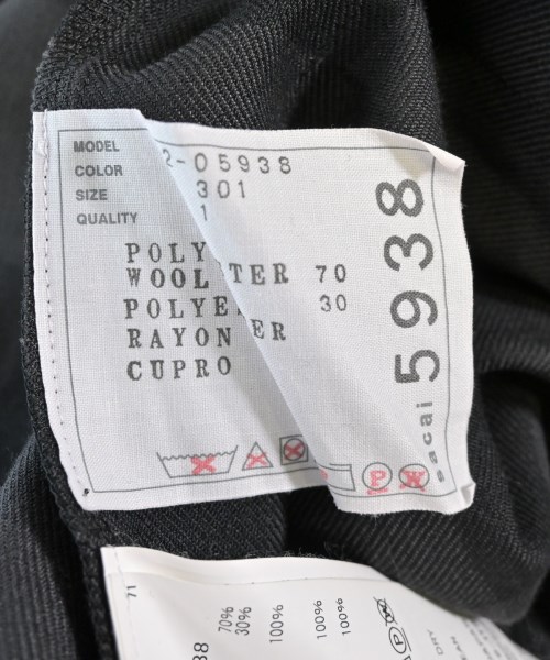 sacai（サカイ）ブラウス 黒 サイズ:1(S位) レディース/2200714813028