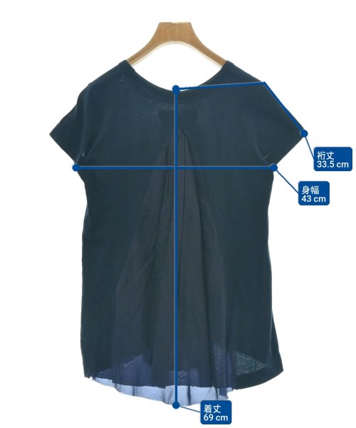 sacai（サカイ）Tシャツ・カットソー 紺 サイズ:1(S位) レディース/2200717970018
