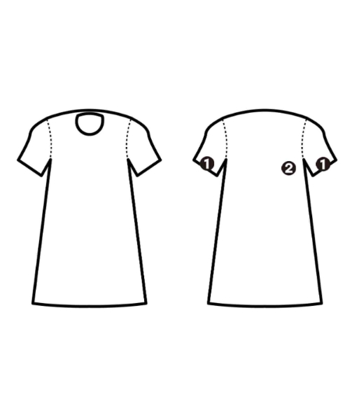 sacai（サカイ）シャツワンピース 紺 サイズ:34(XS位) レディース/2200717986057