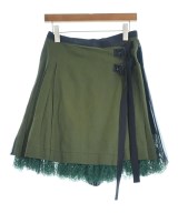 sacai（サカイ）ひざ丈スカート カーキ サイズ:2(M位) レディース/2200718097080