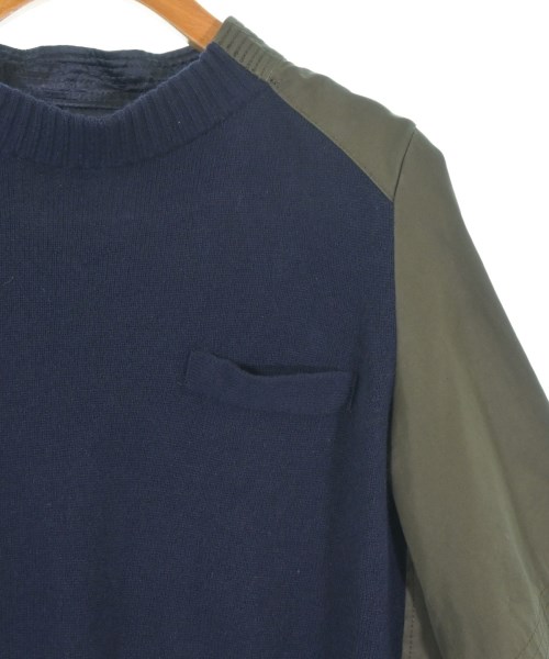 sacai（サカイ）ニット・セーター カーキ サイズ:3(L位) レディース/2200718097097