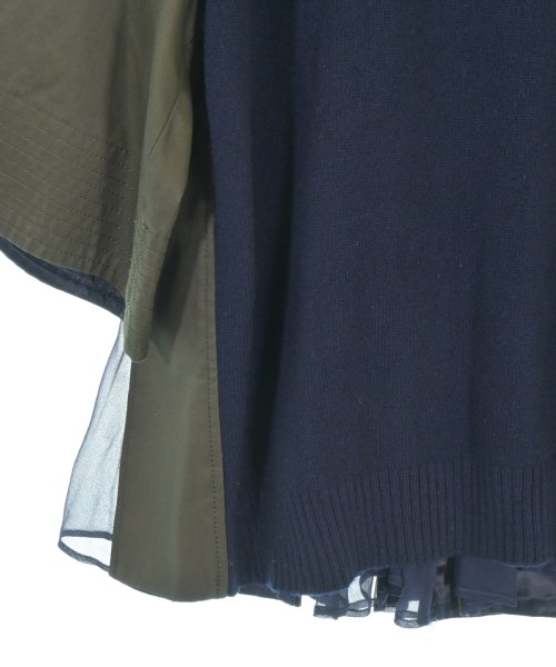 sacai（サカイ）ニット・セーター カーキ サイズ:3(L位) レディース/2200718097097